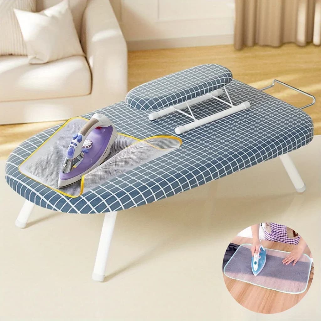 Copertura Protettiva in Tessuto per Asse da Stiro, Rete Antiaderente, Colori Assortiti, Resistente alle Alte Temperature, Modello fr463-LJX