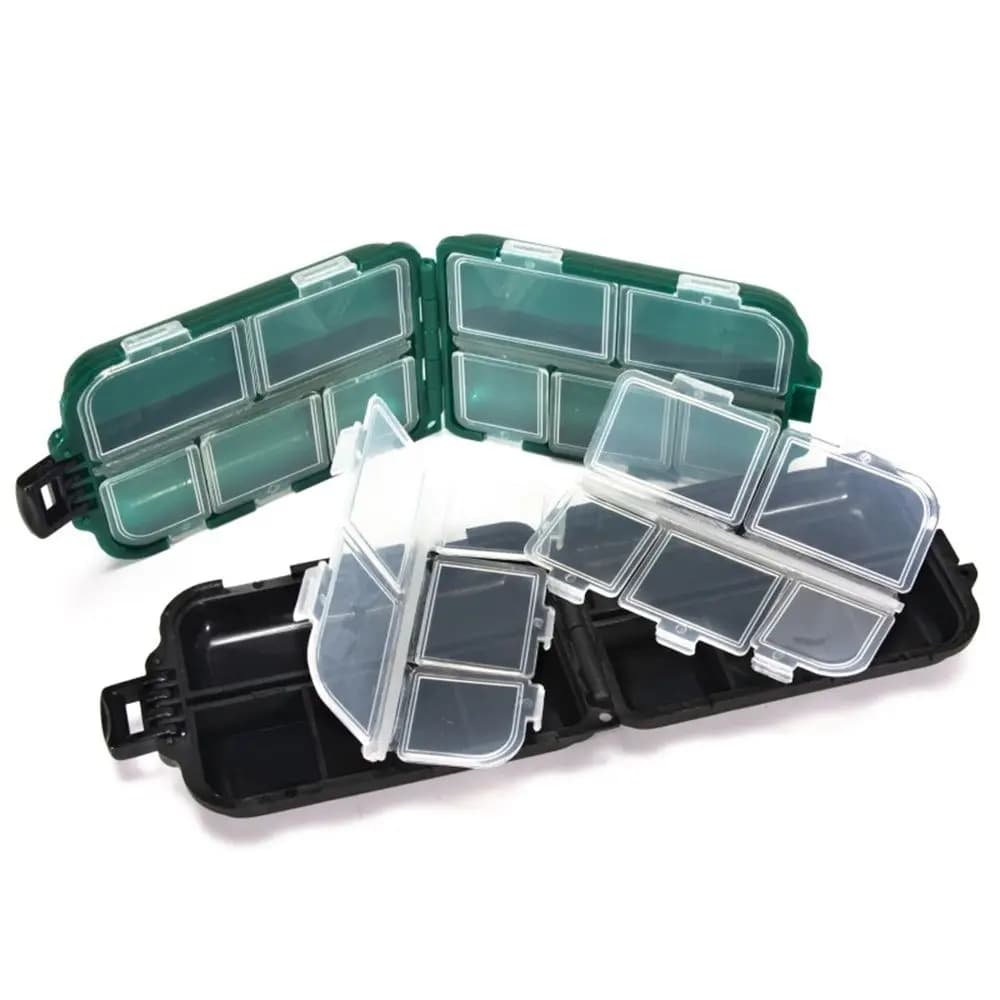 Waterproof Container 10 compartments Fishing equipment boxes Fishing bait Fishing equipment Fishing equipment Storage box with hook