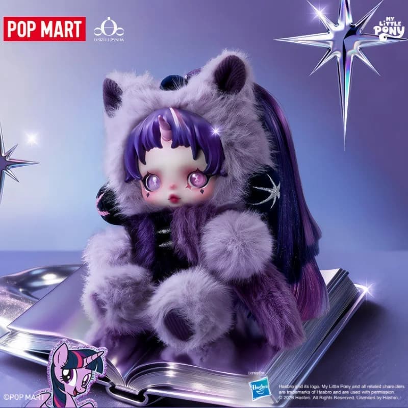 Nuovo Originale POP MART SKULLPANDA x My Little Pony Series Ciondolo Bambola Carina Blind Box Mystery Box Busta a Sorpresa Giocattolo Statuetta Anime Regalo