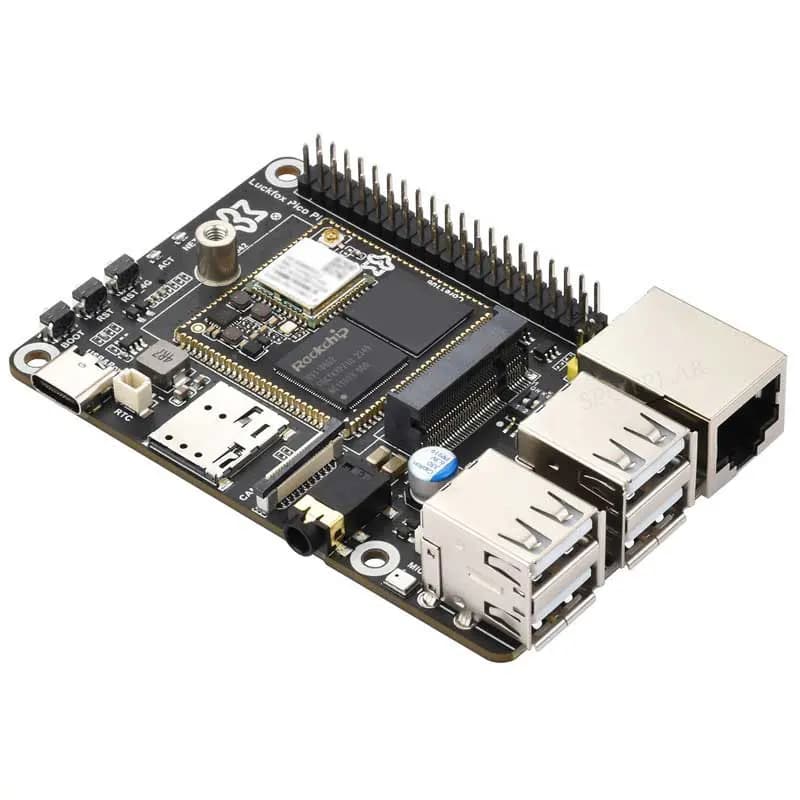 Luckfox Pico Pi A/B EMMC Option Micro SD WiFi6/4G Core 128/256MB RV1106 G2/G3 RAM Audio Display Port Size Compatible with Raspberry