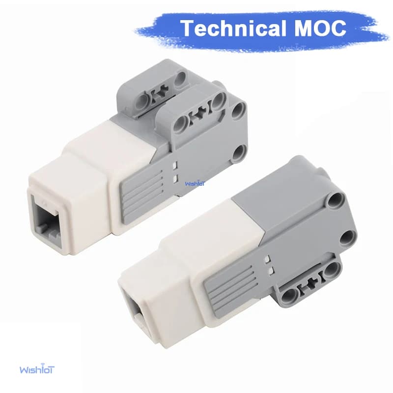 Blocchi tecnici con funzione di potenza MOC motore medio da 2 pezzi compatibili con Legoeds 45503 31313