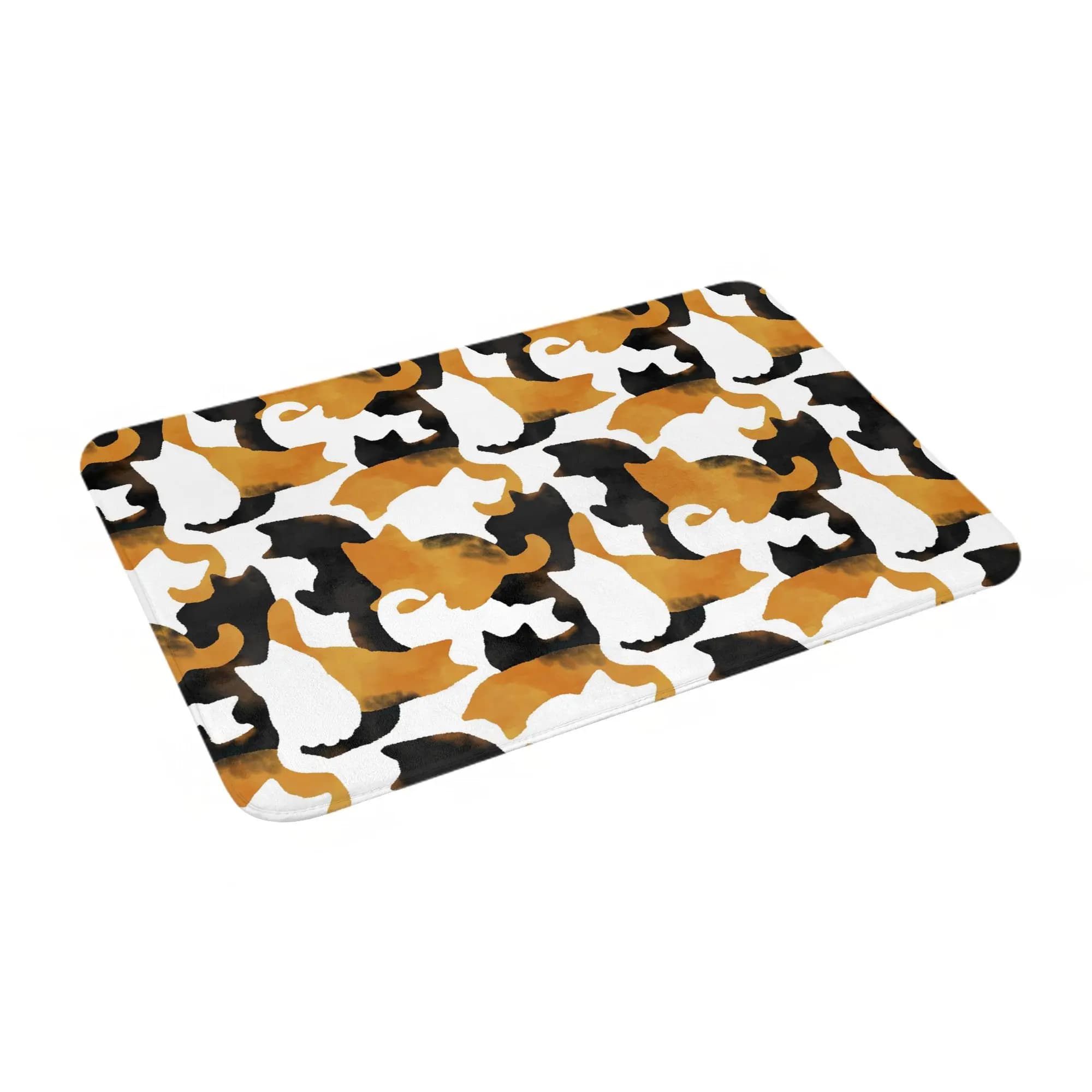 Calico Cat Camo Tappetino antiscivolo per la casa, tappeto antipolvere per cucina, ingresso, casa, camera da letto