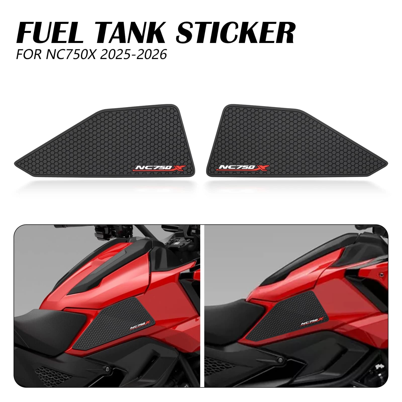 For Honda NC750X 2026 nc 750 x nc750 x 2025 Motorcycle Accessories Fuel Tank Sticker Pad Side leg anti-slip anti-scratch pads
