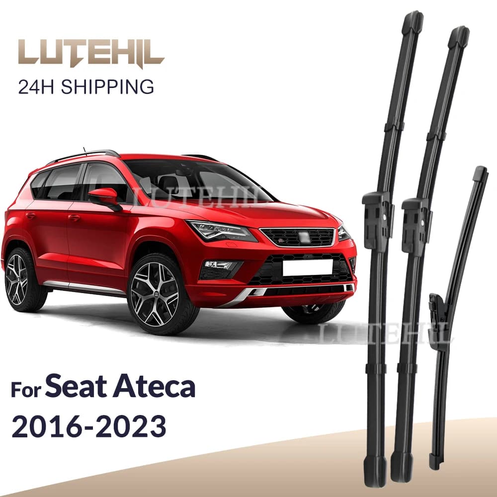 Per Seat Ateca 2016-2023 2017 2018 2019 2020 2021 Tergicristallo anteriore e posteriore Spazzole tergicristallo Parabrezza Spazzole per finestre 26 "+ 18" + 11 "