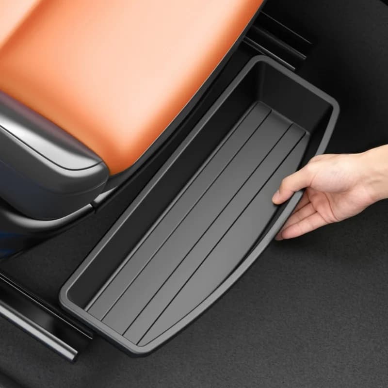 Universal Under Seat Storage Box Car Seat Bottom Organizer Box Removable Storage Box Gadget Case Universal Accessories