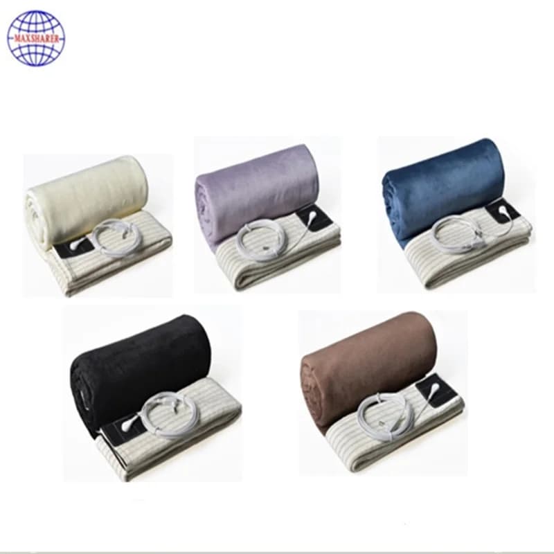 MAXSHARER Grounding Blanket Conductive Silver Fiber Earthing Bed Sheet Grounding Throw Kit Blanket for Better Sleep Well Healthy