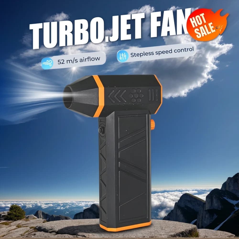 990000 giri/min Mini ventilatore d'aria 420G spinta 10000mAh Turbo violento ventilatore a getto per la pulizia della tastiera auto aspirapolvere