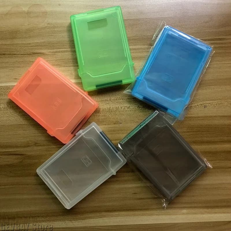 1PC 2.5/3.5inch Dust Proof Plastic Storage Box for IDE SATA HDD Hard Drive Disk Storage Case External Hard Drive Disk Protector