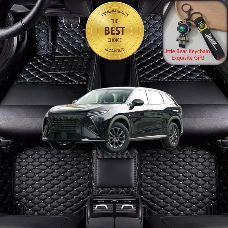 Tappetini Auto su Misura per Kaiyi X7, Accessori Auto, Tappeti Impermeabili Personalizzati, Tappetini per Guida a Sinistra/Destra