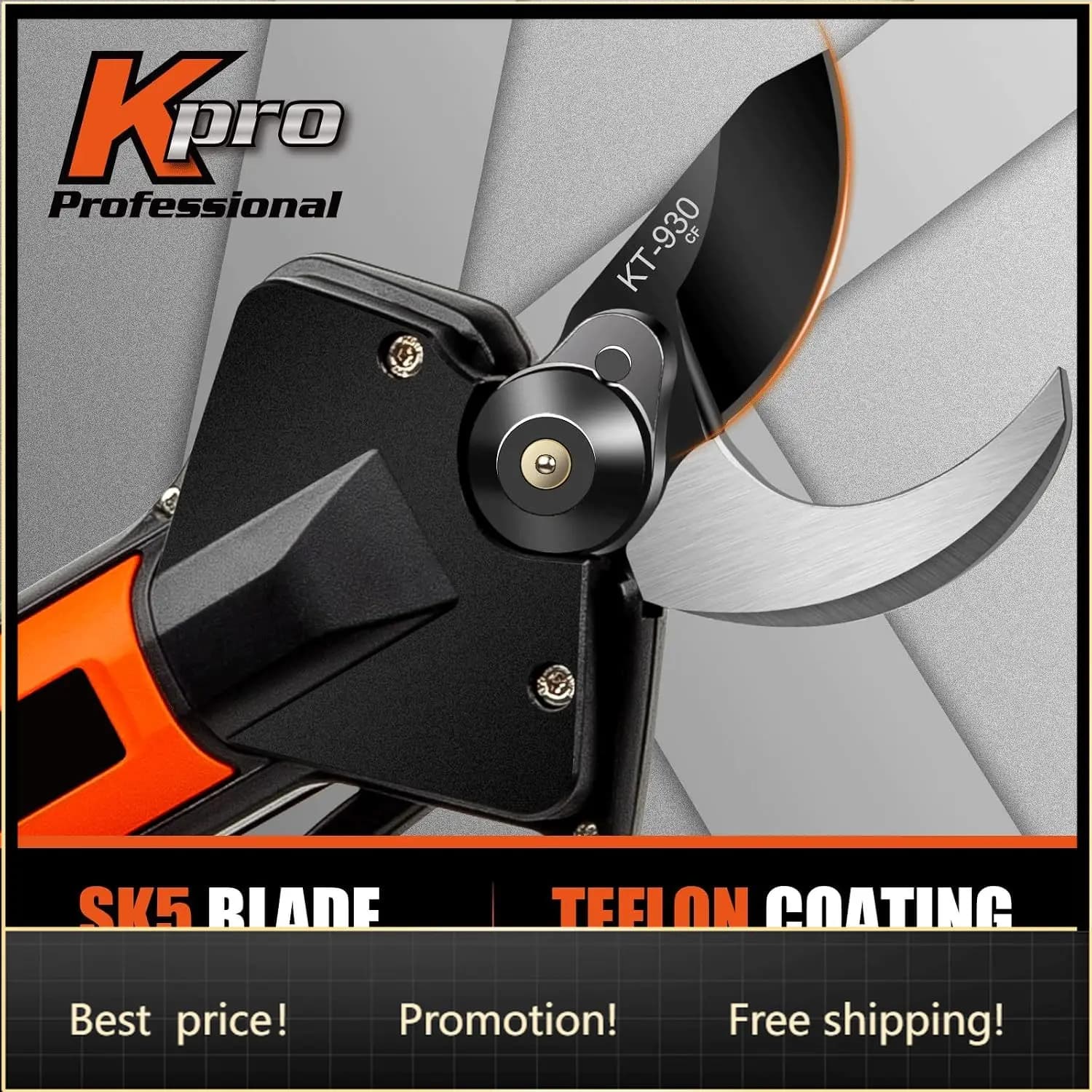 BestsellerElectric Pruning Shears 30MM Quick Cut Electric Branch Cutter 880G | KPRO 16.8V 1.2Inch Pruning Shear Battery Powered