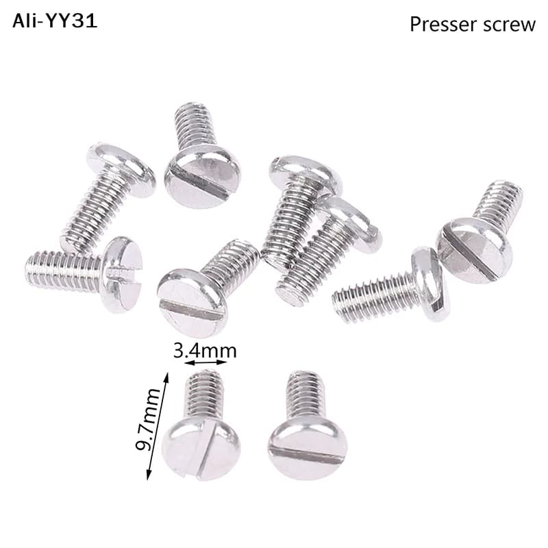 【WTh】10Pc Needle Clamp Set Screw & Thumb/Foot Screw Needle Plate Screw For Single Needle Industrial Sewing Machines Presser Foot