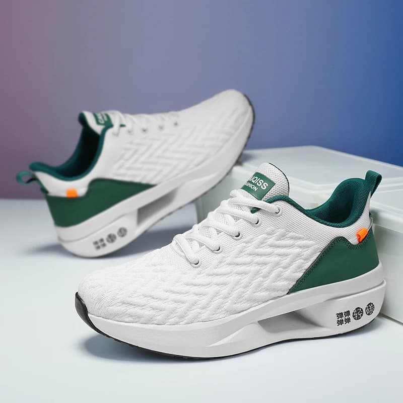 YRZL Scarpe da ginnastica da corsa in mesh traspirante atletico da uomo Scarpe da passeggio leggere per uomo Scarpe sportive casual comode e antiscivolo