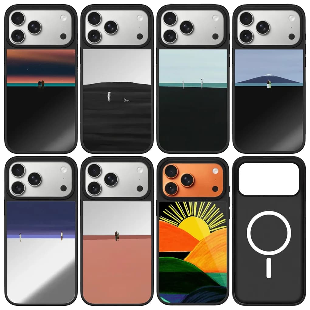 Get Over Him Mirror Surface Magnetic Phone Case Cover for IPhone 12 13 14 15 16 17 Pro Max Case for IPhone 17 Air