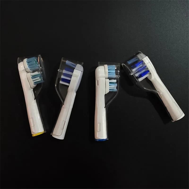 4 cover pieces for long heads for electric travel toothbrush for protective covers for Oral B toothbrush