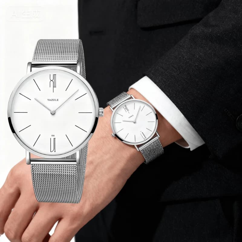 Fashionable Simple Men's Watch TOP Brand Luxury Classic Design Quartz Wrist Watch for Men Ultra Thin Business Montre Homme