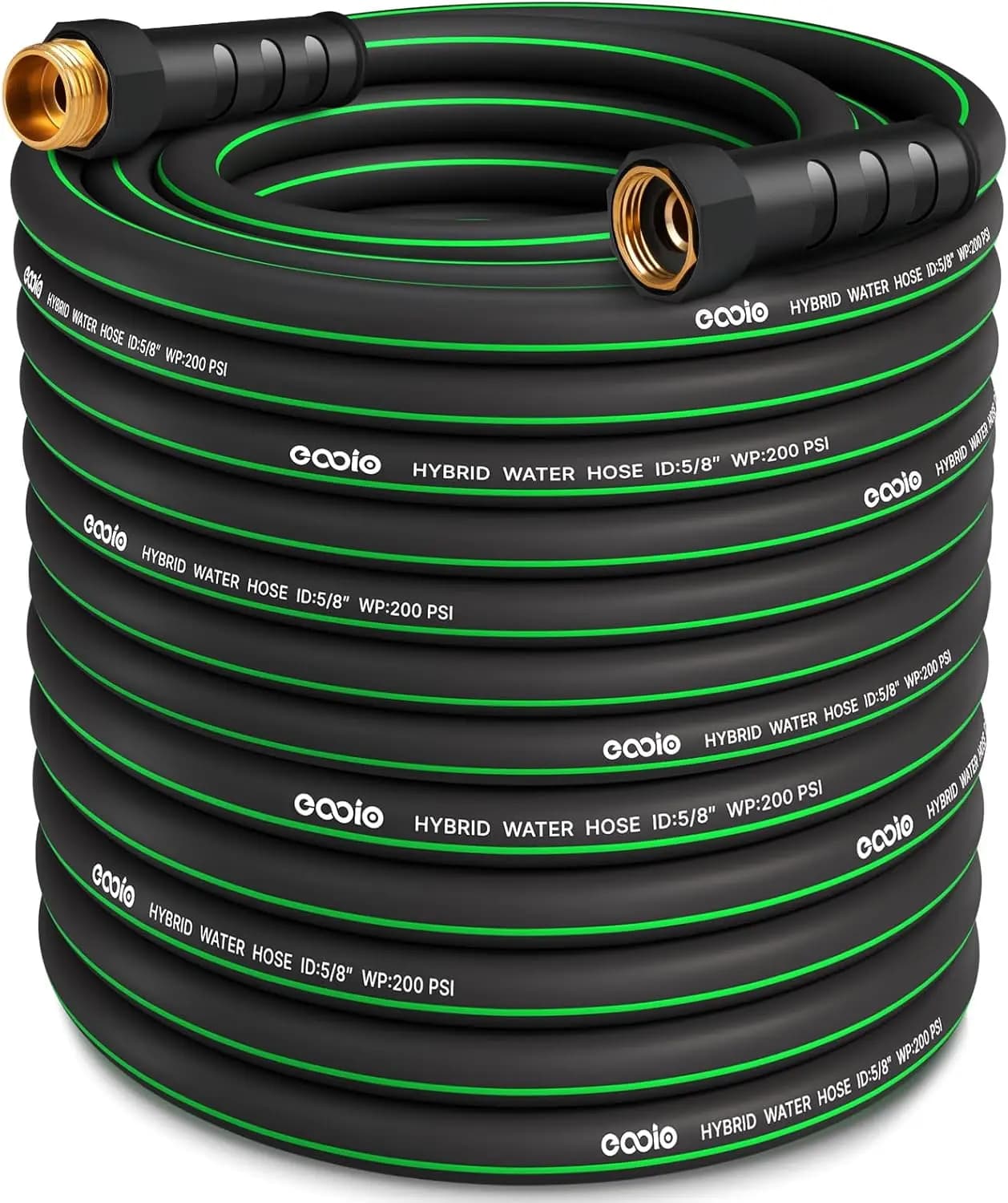 Tubo da Giardino Resistente da 30 Metri, Tubo Flessibile Non Espandibile, Resistente alle Piegature, con Raccordi Anti-Perdita