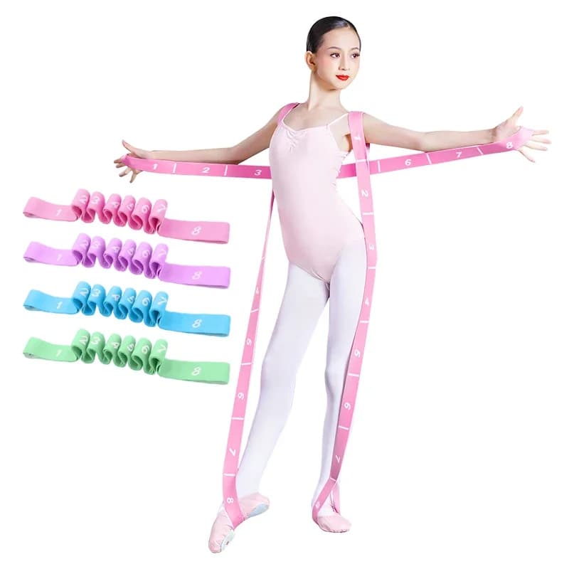 Cintura Elastica per Fitness e Yoga a 8 Anelli in Nylon, per Trazioni e Allenamento, con Cintura in Tessuto per Attrezzature da Palestra e Tappetino Yoga
