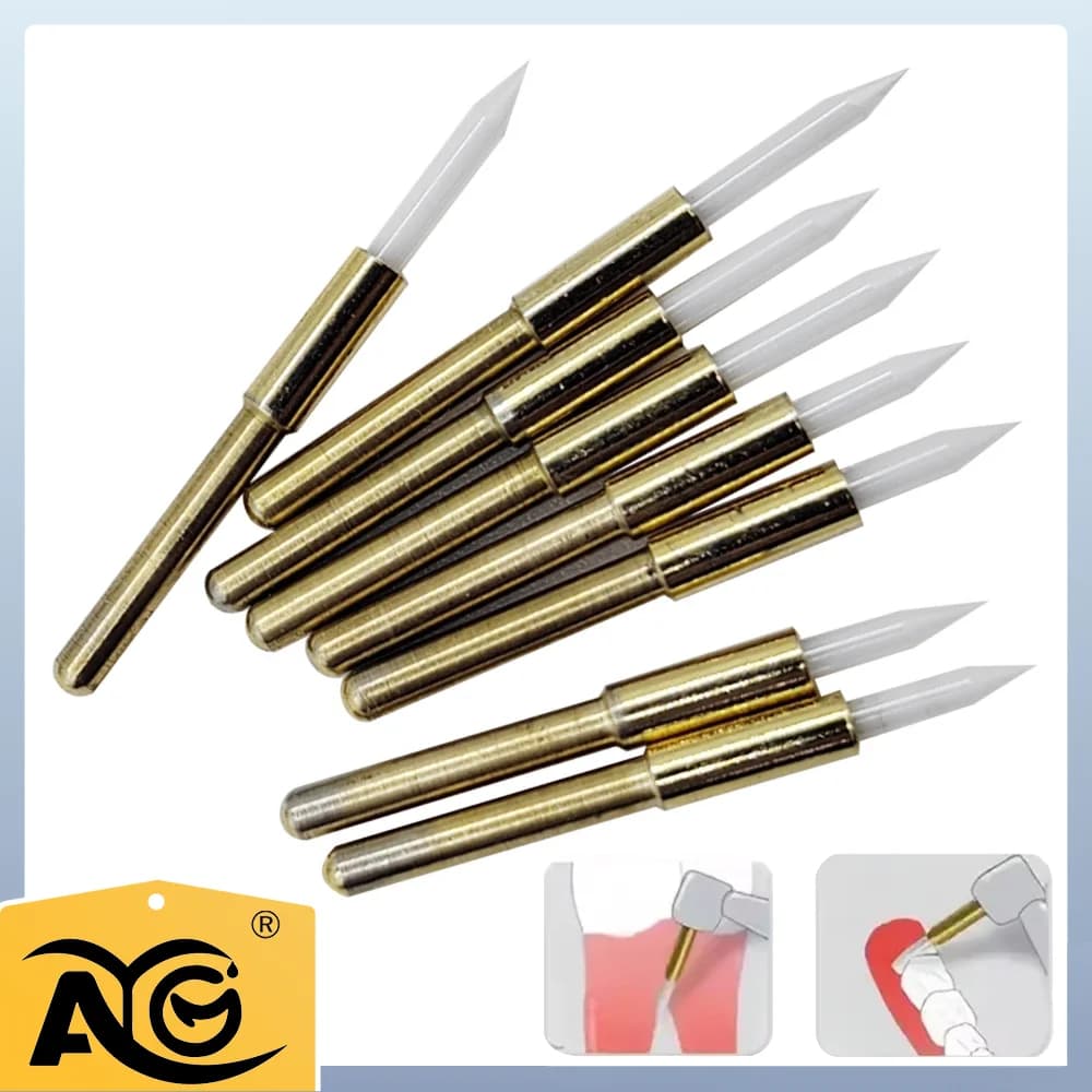 Frese Dentali AG per Tessuti Molli, Trimmer Gengivale, Strumento Chirurgico in Ceramica per Impianti, per Pulizia e Sbiancamento dei Denti