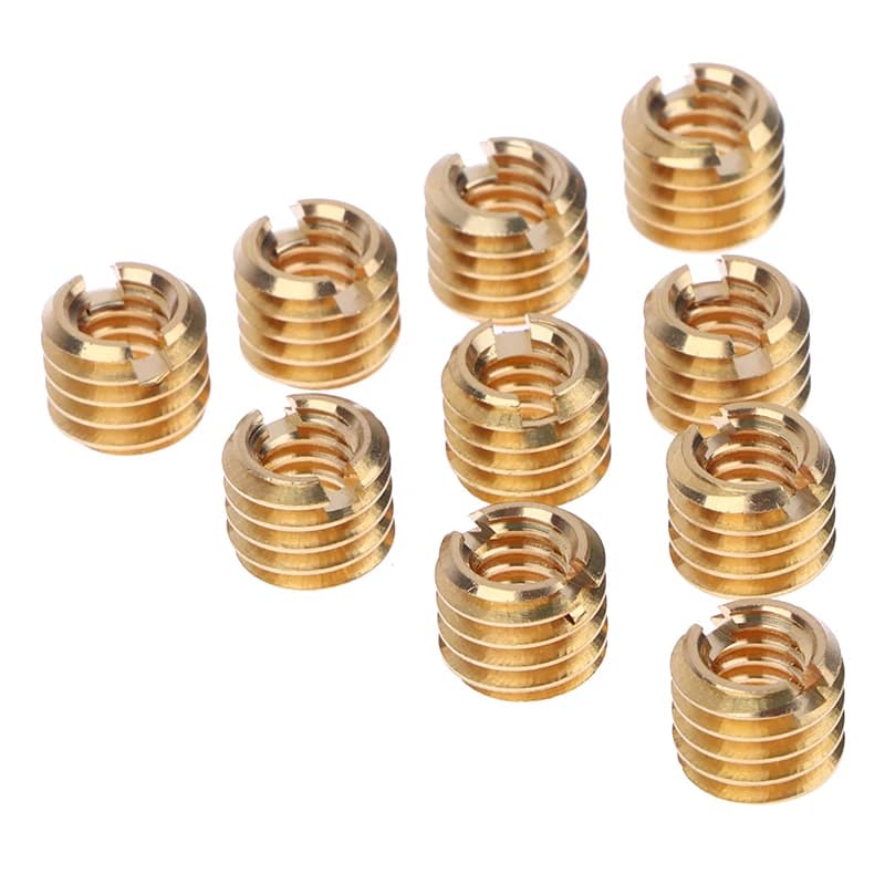 10pcs 1/4 Inch To 3/8 Inch Convert Screw Standard Adapter Reducer Bushing Converter For Camera Camcorder Tripod Monopod