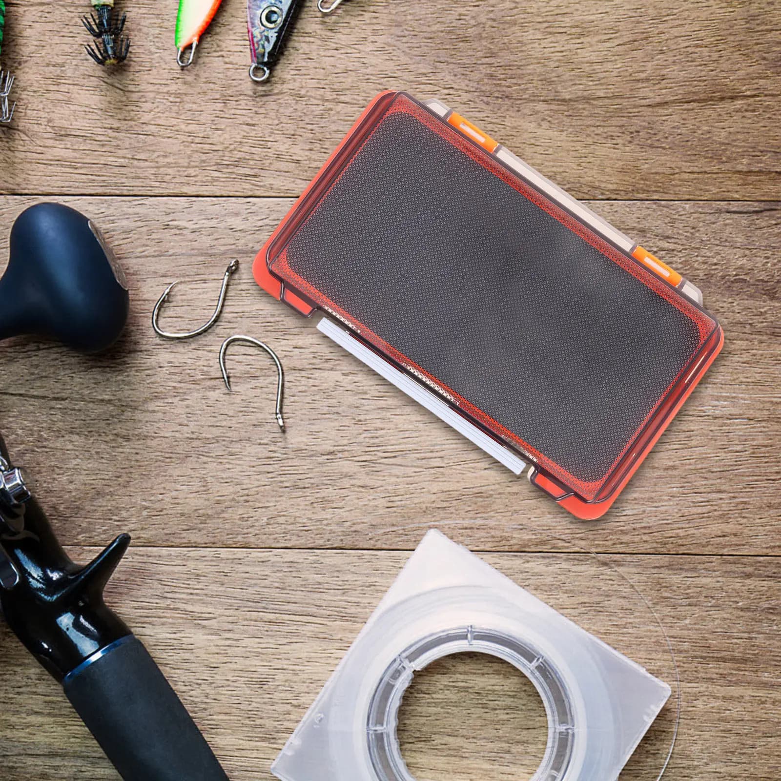 2 Pezzi Scatola Organizer per Ami da Pesca, Impermeabile in PP, Design a Doppio Lato per Ami da Mosca, Esche e Attrezzatura, Scatola Portatile per la Conservazione degli Attrezzi da Pesca