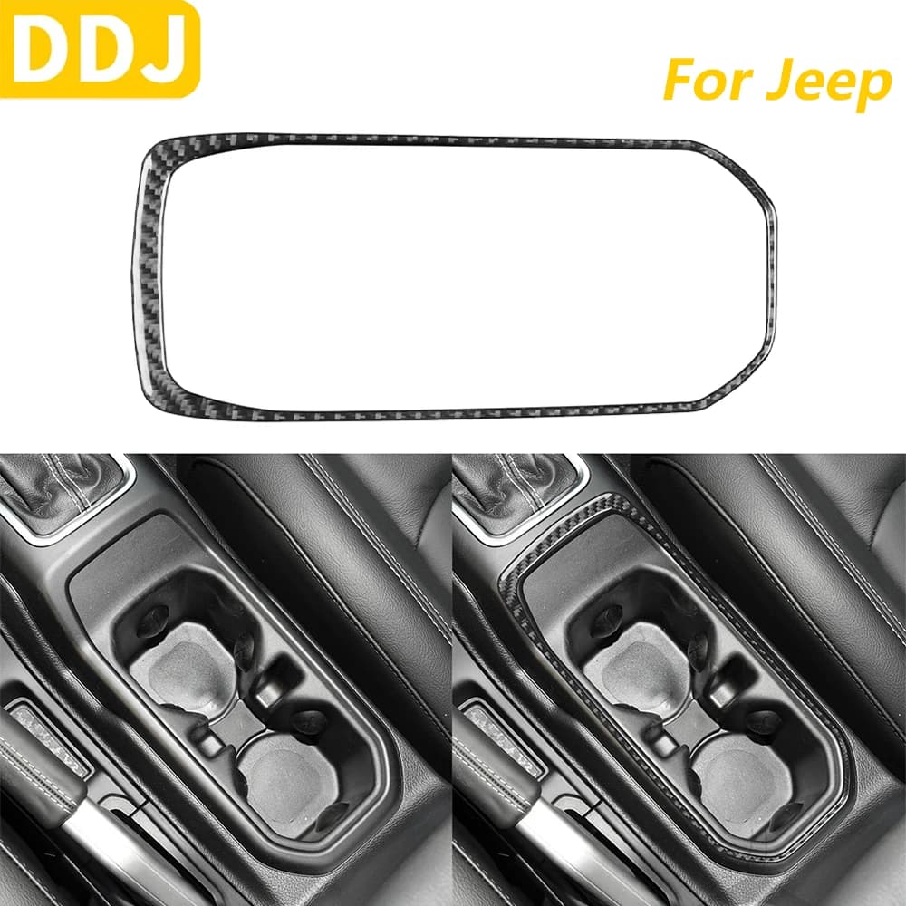 For Jeep Wrangler JL 2018-2023 Gladiator 2020-2023 Carbon Fiber Glass Holders Frame Cover Panel Trim Car Accessories Wall decal
