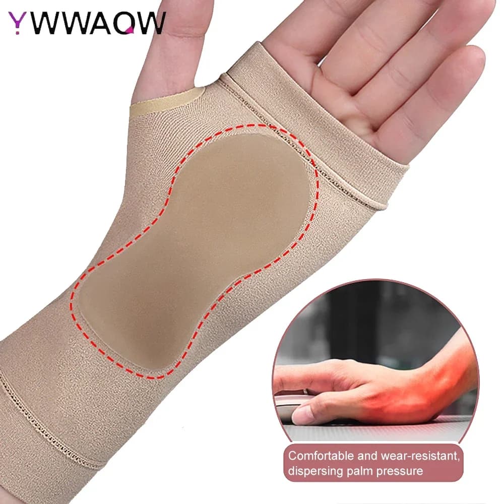 1 pz manicotti di supporto per il polso, guanti di compressione per il polso per unisex, supporto per tutore per il polso per tunnel carpale, tendinite, distorsioni
