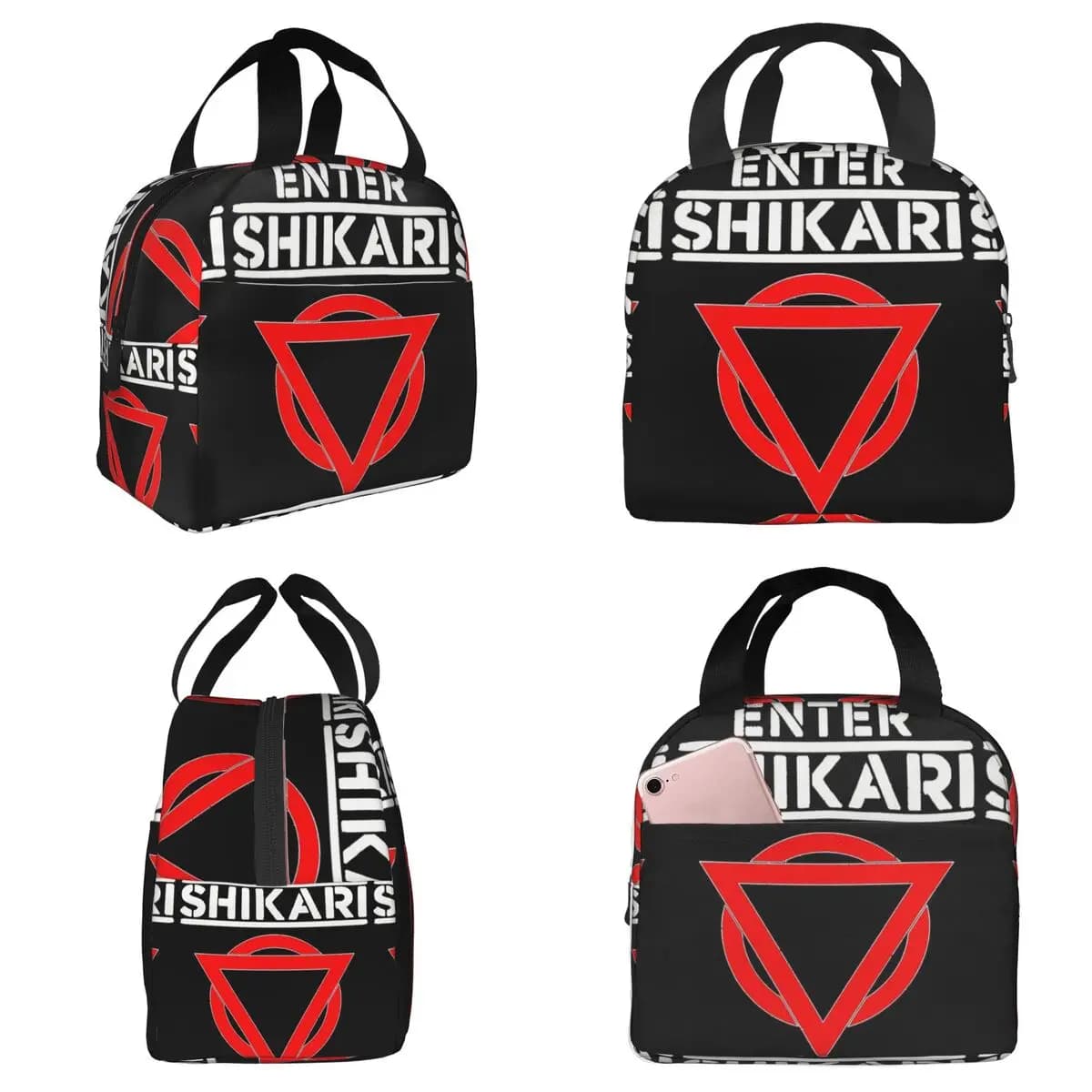 Enter Shikari Rock Band Graphic Insulated Lunch Bag for Kids School Cooler Thermal Food Box Tote Portable Lunch Boxes Container
