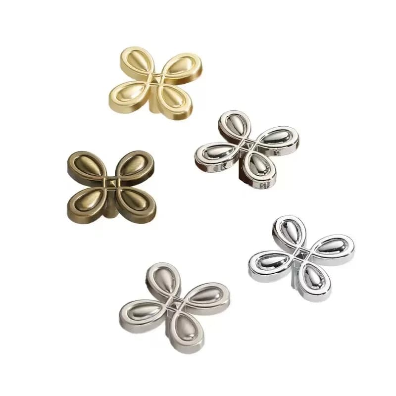 【Lega di zinco】 6 maniglie moderne per armadietti e cassetti, con foro singolo, in rame spazzolato, per mobili da cucina, pomelli e maniglie per cassetti