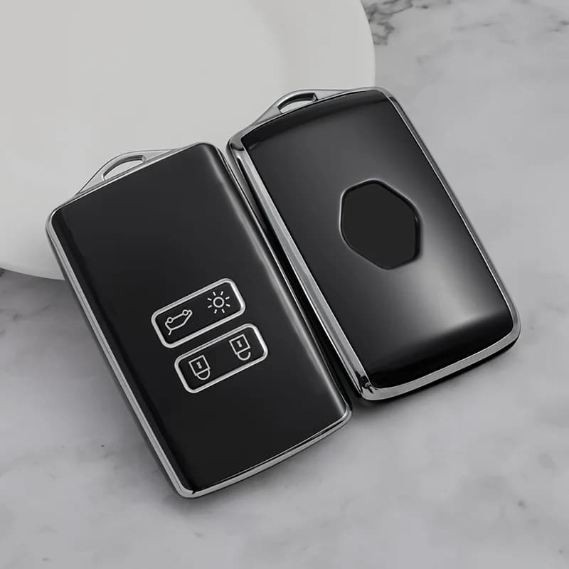 TPU Chiave Dell'automobile Della Copertura Della Cassa Fob Borsette Per Renault Koleos Kadjar Captur Megane Clio Scenic Talisman Arkana Per Dacia Sandero Carta Fob