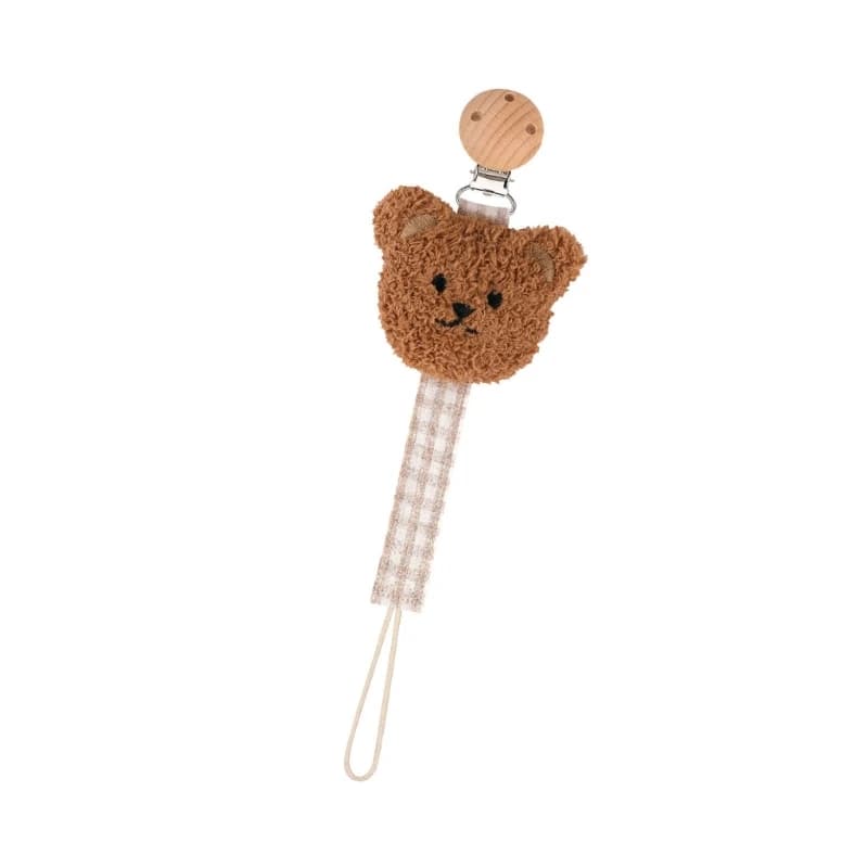 J15U Cinghia per ciuccio Catena per succhietto per neonati Catena per ciuccio per neonati Prodotto per bambini Modello orso per