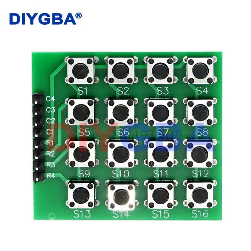 8pin 4x4 4*4 Matrix 16 keys Keyboard Keyboard Module breadboard MCU for arduino DIY Kit