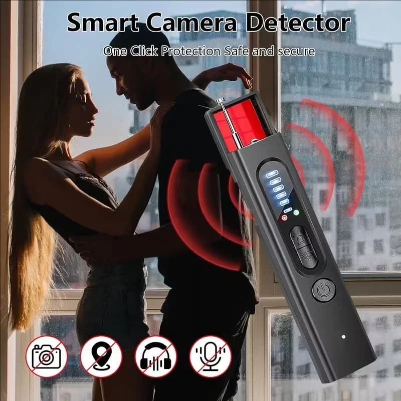 Rilevatore di Telecamere Nascoste, Dispositivo Anti-Spionaggio, Localizzatore GPS per Auto, Scanner RF Wireless per Tutti i Segnali, Gadget per la Protezione della Sicurezza