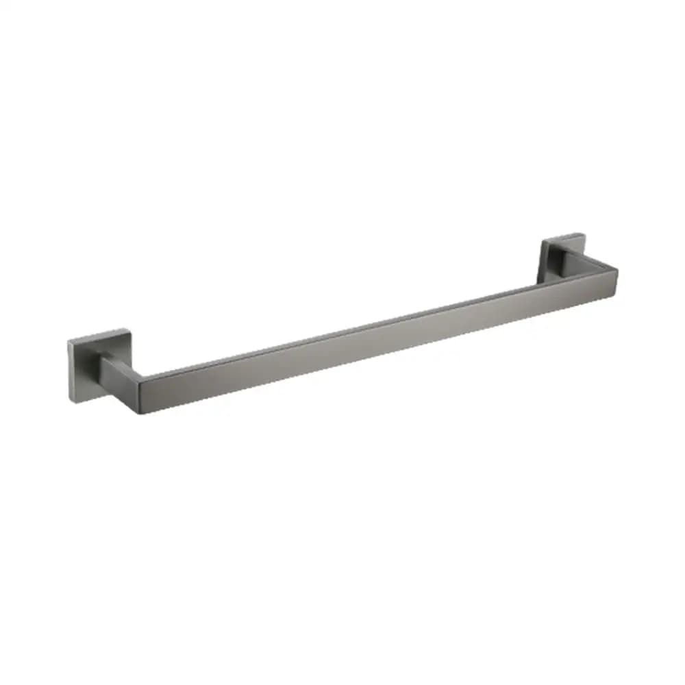 Set Portasciugamani e Porta Carta Igienica in Acciaio Inox, Design Moderno con Ganci, 40cm Personalizzabile