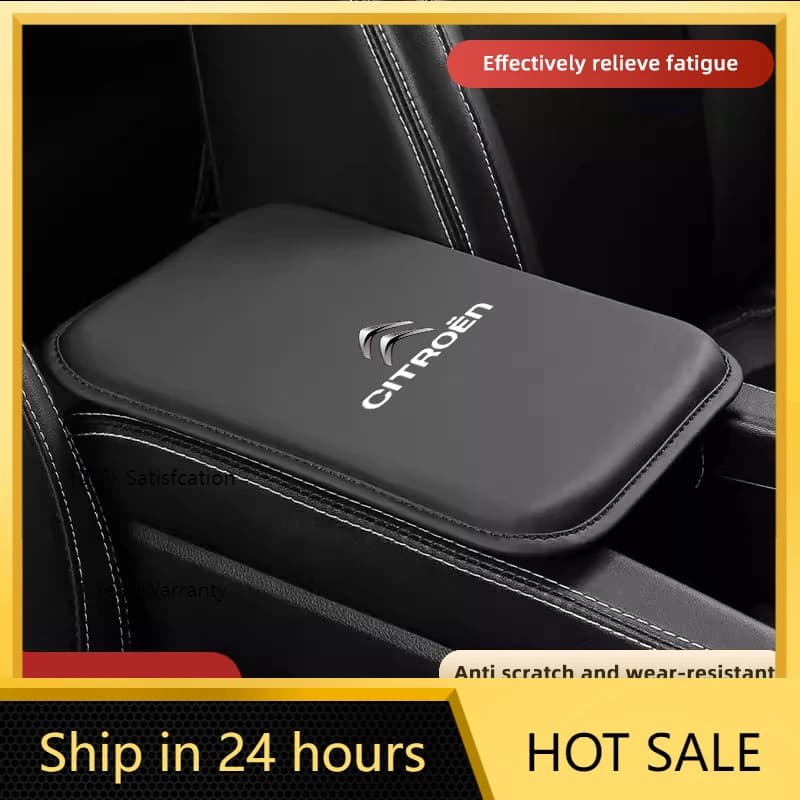 2026 Nuovo Cuscino in Pelle per Bracciolo Auto, Accessori Auto per Citroen C3 C5 C5X C4 e-C4 X e-C3 C-Elysee Be