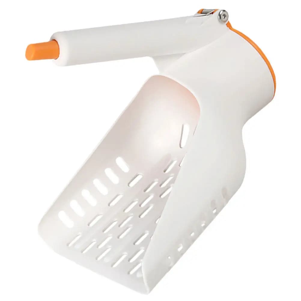 Paletta per Lettiera per Gatti Riutilizzabile con Fori Grandi, Pala Pieghevole in Plastica Ergonomica per la Pulizia del Lettiera, Strumento per la Raccolta delle Feci degli Animali Domestici per Uso Domestico
