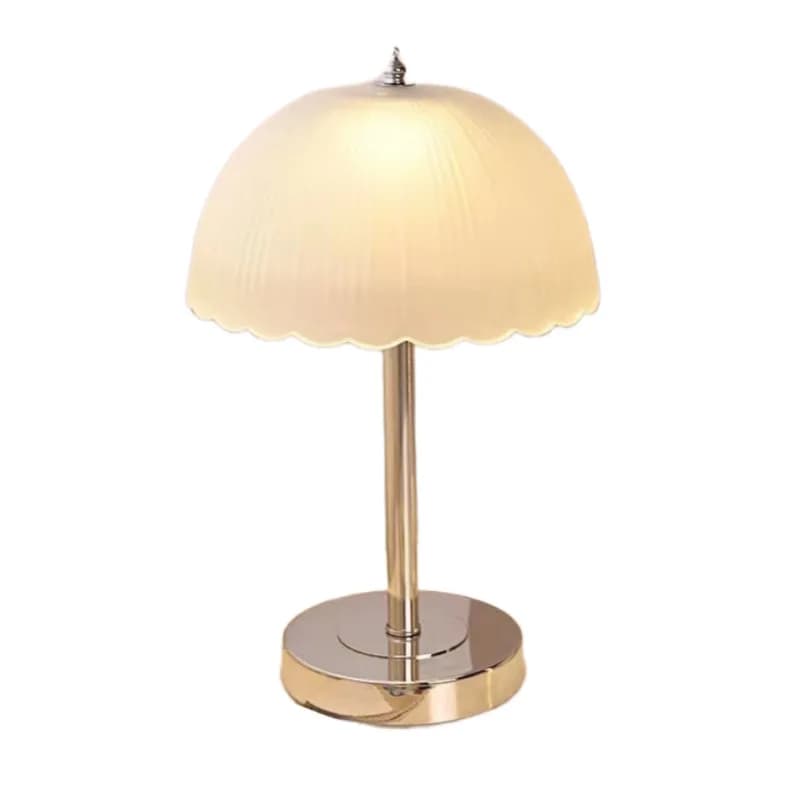 Lampada da scrivania nordica di fascia alta, lampada da comodino per camera da letto, stile semplice, lusso leggero