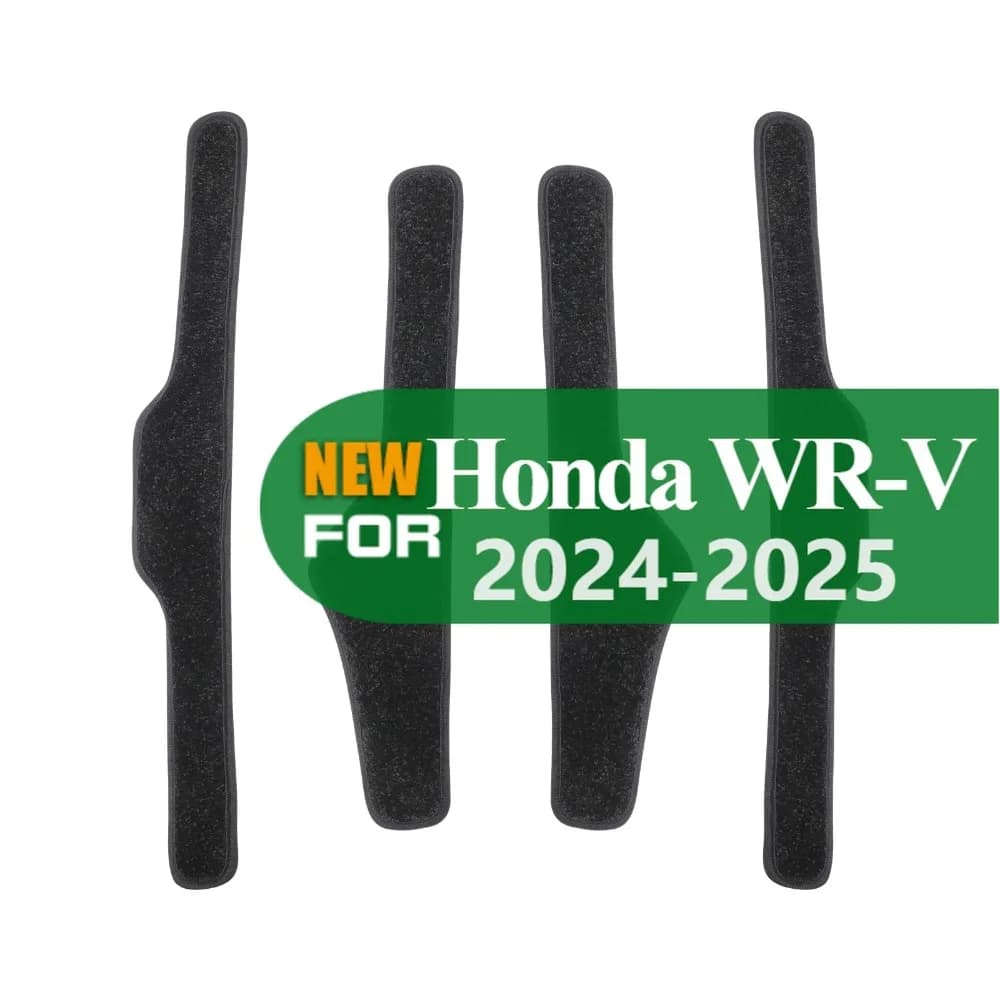 Car Floor Mats For Honda WR-V WRV 2024 2025 Non-Slip Front Rear Door Pedal Carpets Foot Pads Protect Accessories Black
