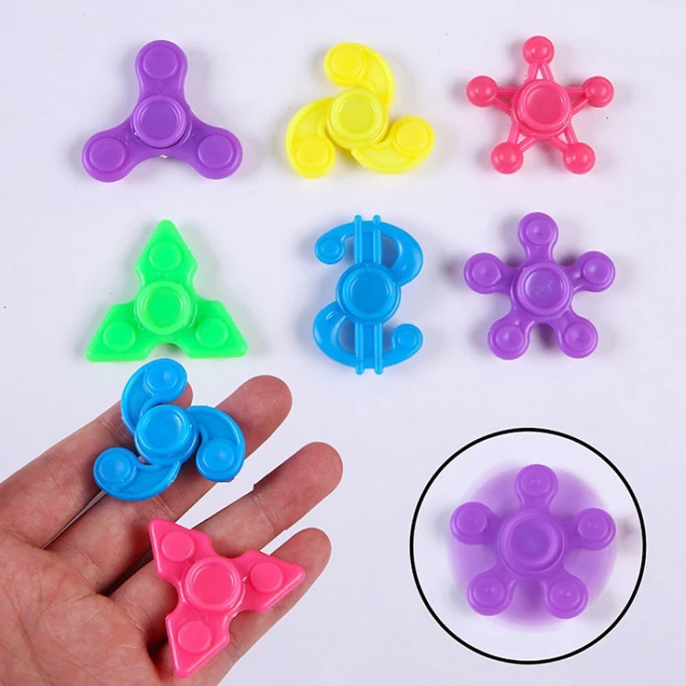 12/24PCS per I Bambini Delle Ragazze Dei Ragazzi Casuali Mini Dito Giroscopio Giocattoli Agitarsi Spinner Sensoriale Antistress Mano Spinner Bomboniere Regali