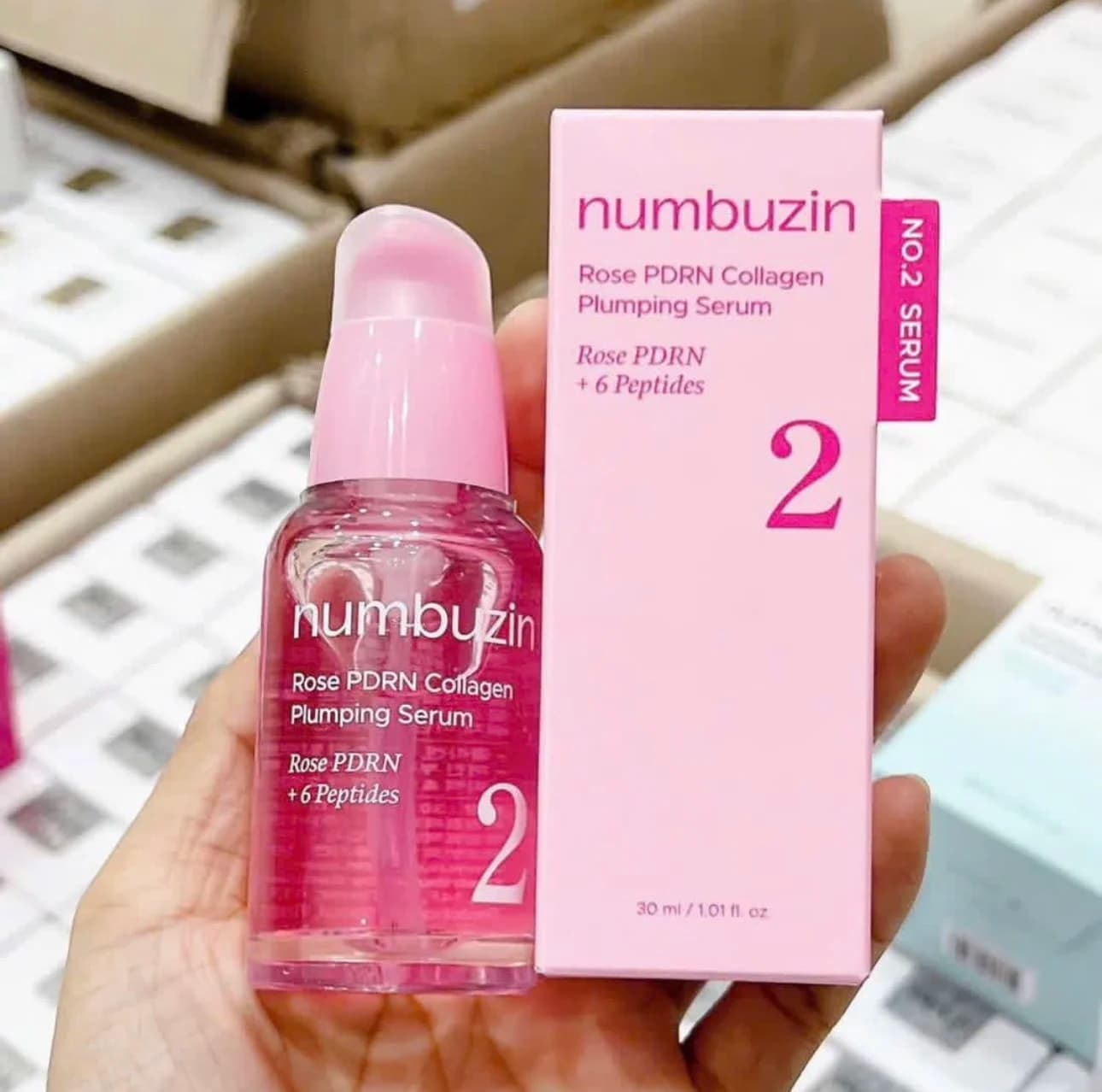 Siero peptidico PDRN originale Numbuzin No.2 Essenza coreana Collagene Rassodante Cura della pelle Siero schiarente idratante per tutti i tipi di pelle