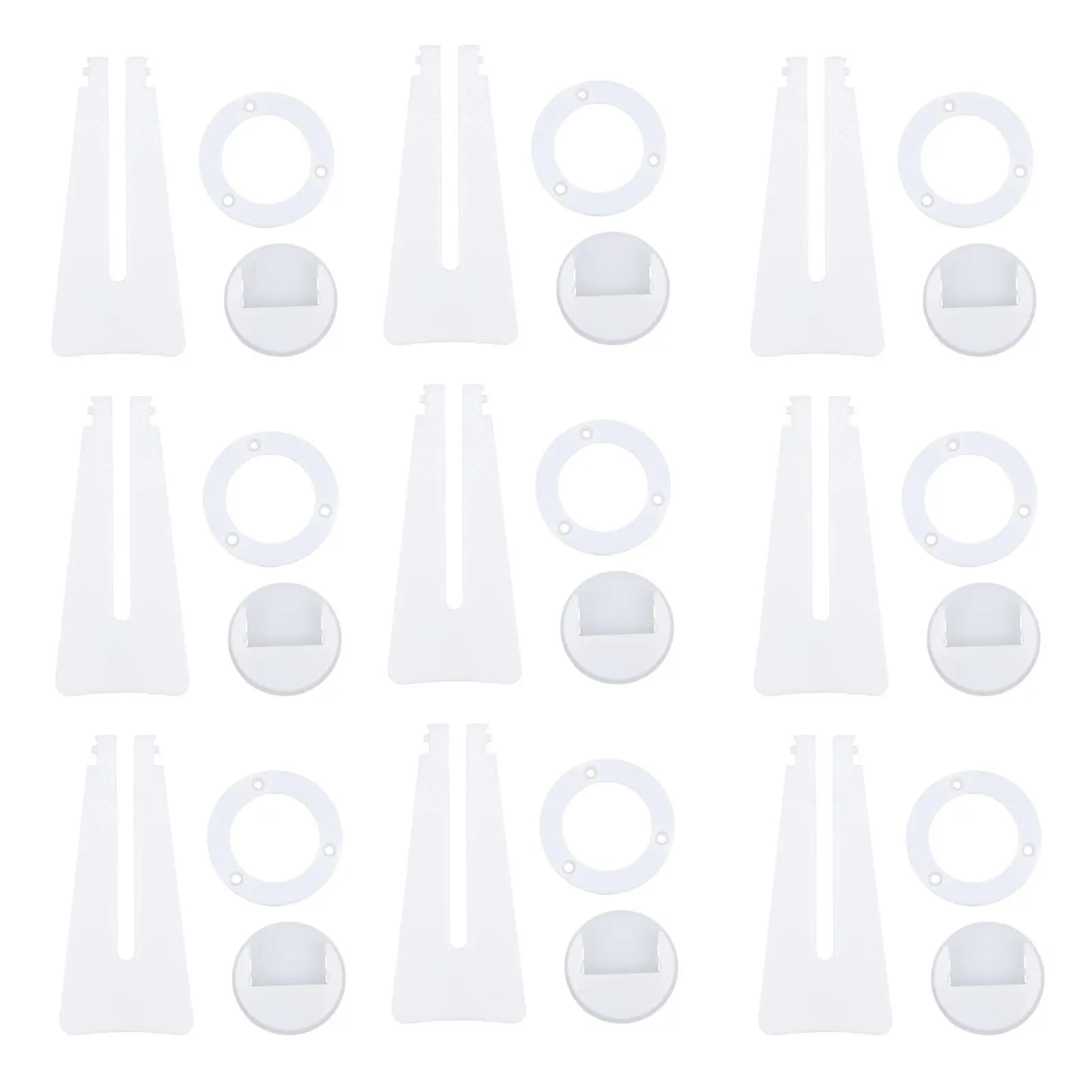 Supports for 12-piece plastic photo frames, 360-degree swivel display supports for table image holders for home, office, studio