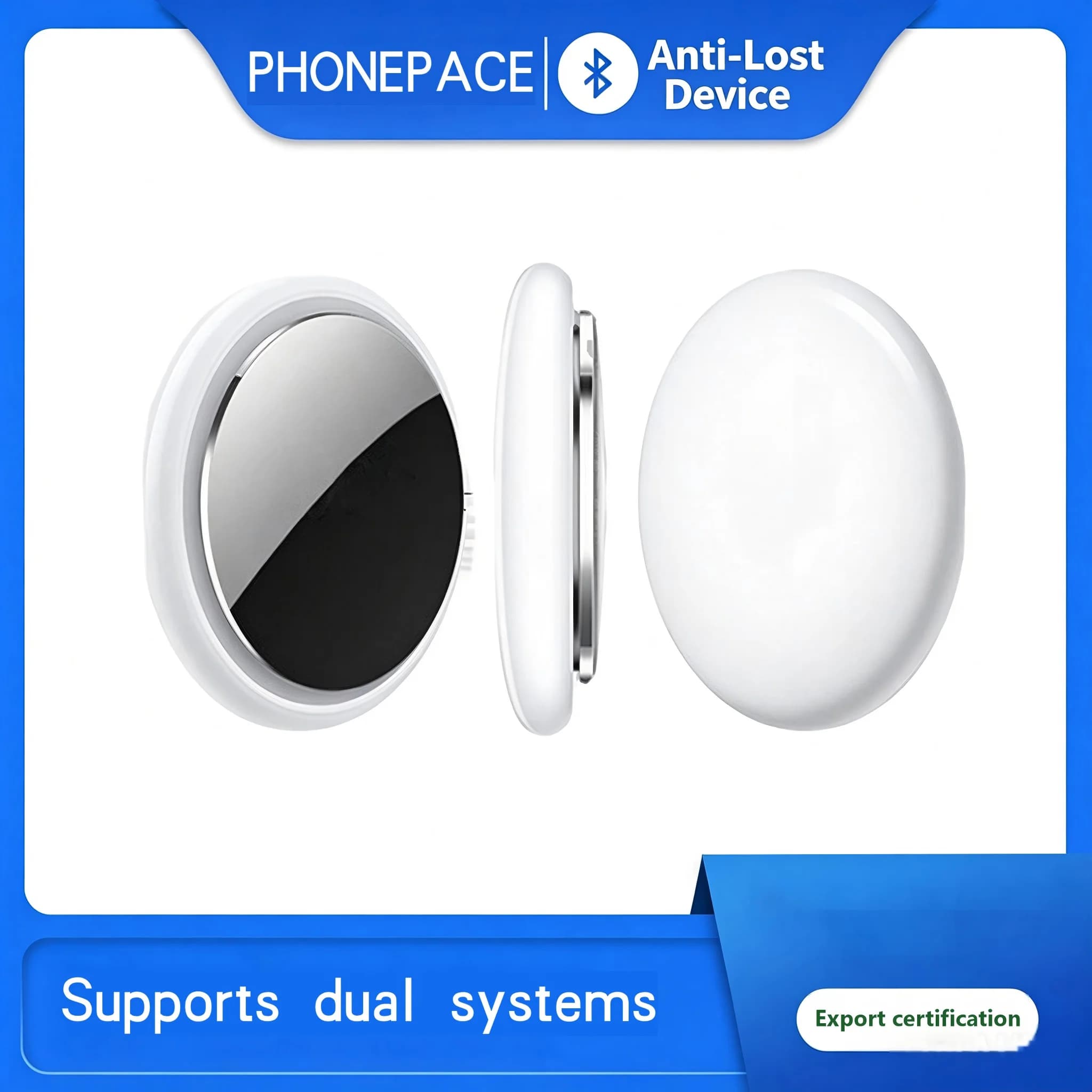 GPS label Bluetooth security based on iPhone Find my app Tracker anti-loss Sound Localization Reminder Message Alarm Find keys 1/2/4 pieces