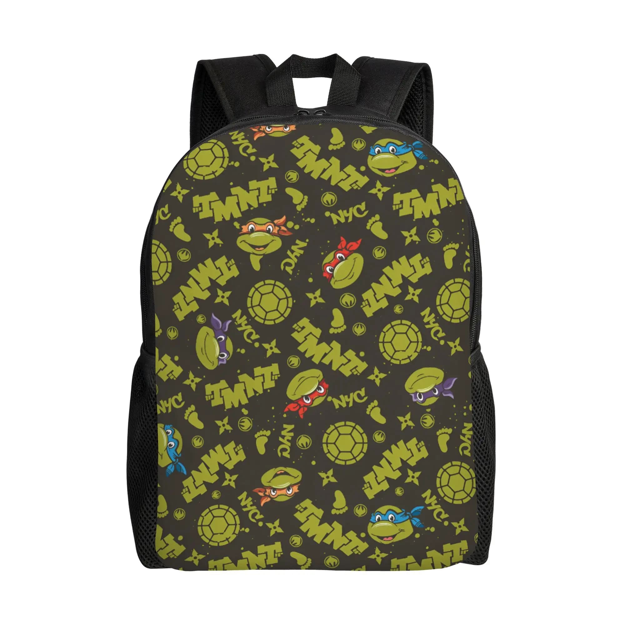 Ninjas Turtles Travel Backpack Women Men School Laptop Bookbag Superhero College Student Daypack Bags
