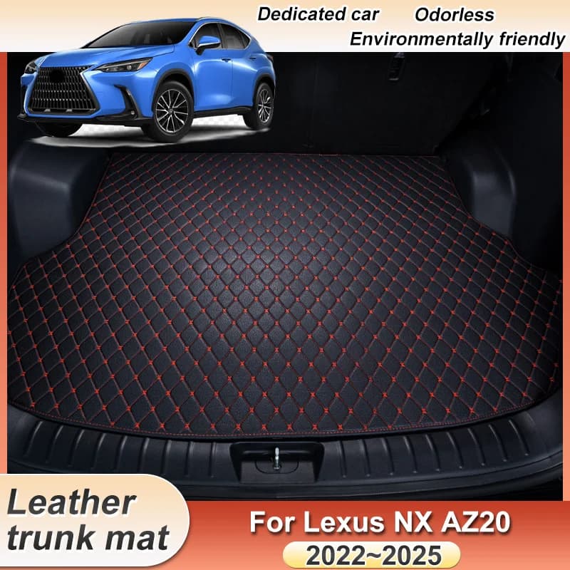 Per Lexus NX AZ20 2022 2023 2024 2025 Tappetini per bagagliaio posteriore per auto Materiale in pelle antiscivolo Vassoio per pavimento Liner Accessori per auto dedicati