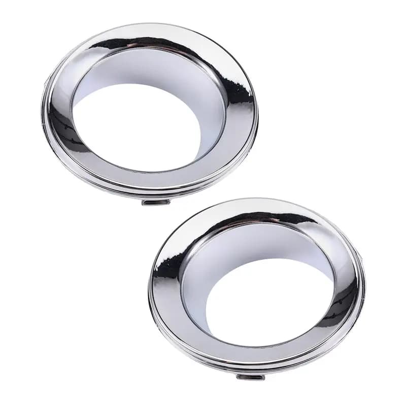 Per Mini R50 R52 R53 2002-2006, Cornice Anello di Finitura per Fendinebbia Anteriore Compatibile, Codici Ricambio 51117127941 51117127942, Argento
