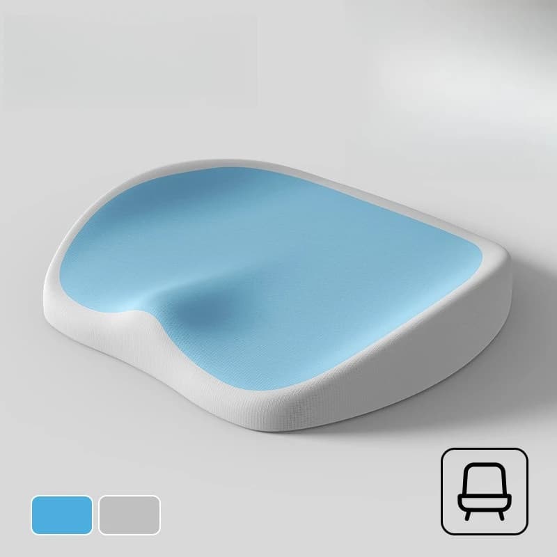 Cuscino in Memory Foam per Sedia da Ufficio, Imbottitura a Lento Ritorno, Comodo Cuscino per Studenti, per Lunghe Sedute, Supporto per il Sollevamento del Sedere