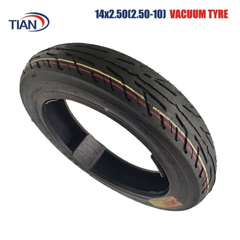 Pneumatico per vuoto 14x2.50 di alta qualità 14*2.50 Pneumatico Tubeless 2.50-10 per accessori per veicoli elettrici