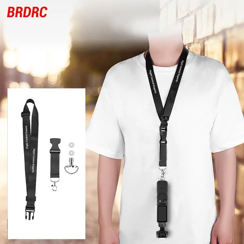 Lanyard NeckStrap for Pocket 3 Sports Camera Neck Lanyard Safety Strap Belt for Insta360 X3 Adjustable Accessories