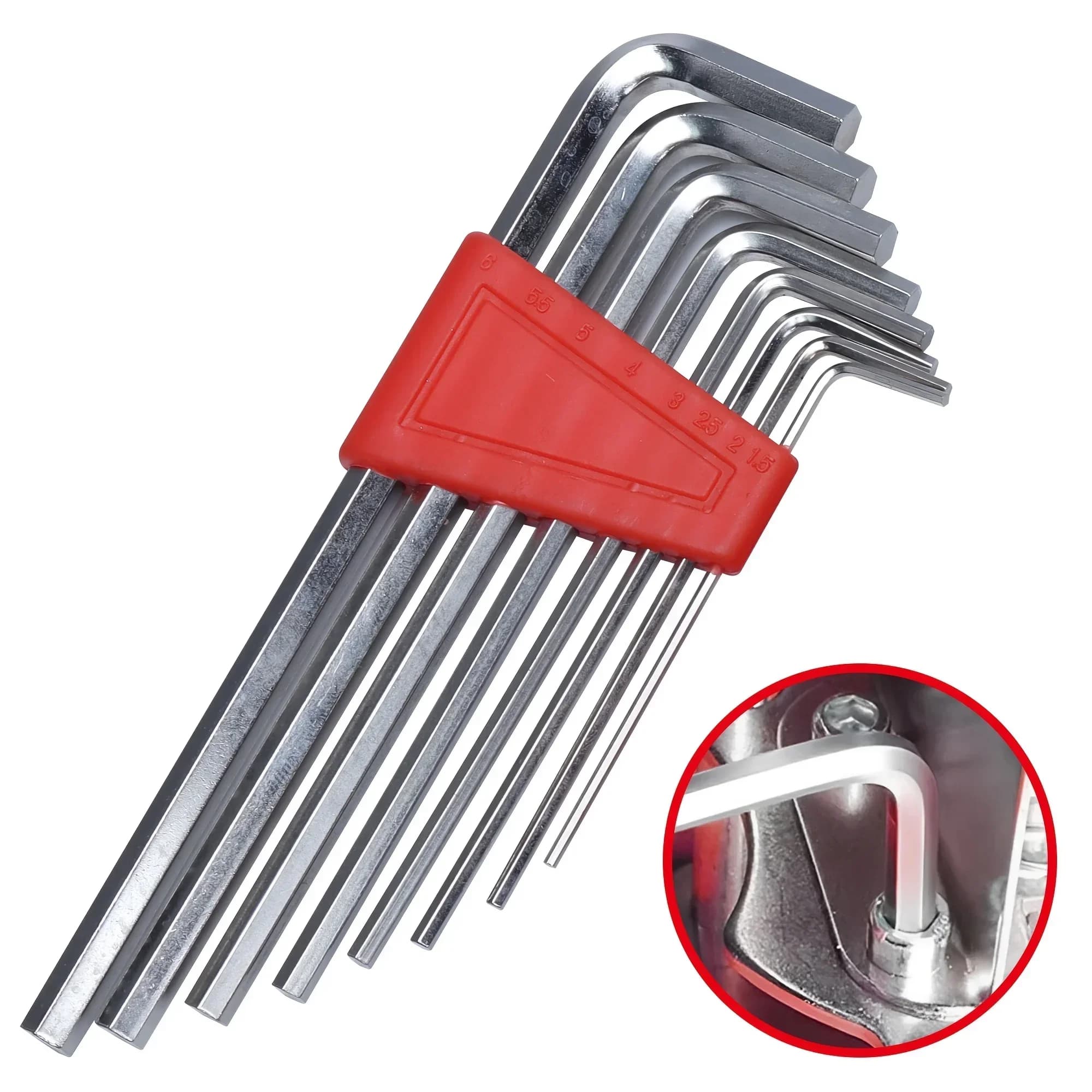 8 pcs key tile key metric key to L key size brugola set of short arm tools easy to carry in 2025 pocket