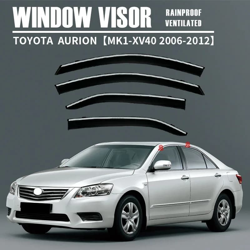Per Toyota Aurion 2006-2012 Finestra di Automobile Visiera Tenda Shelter Parabrezza Finestra Laterale Pioggia Parasole Accessori Auto