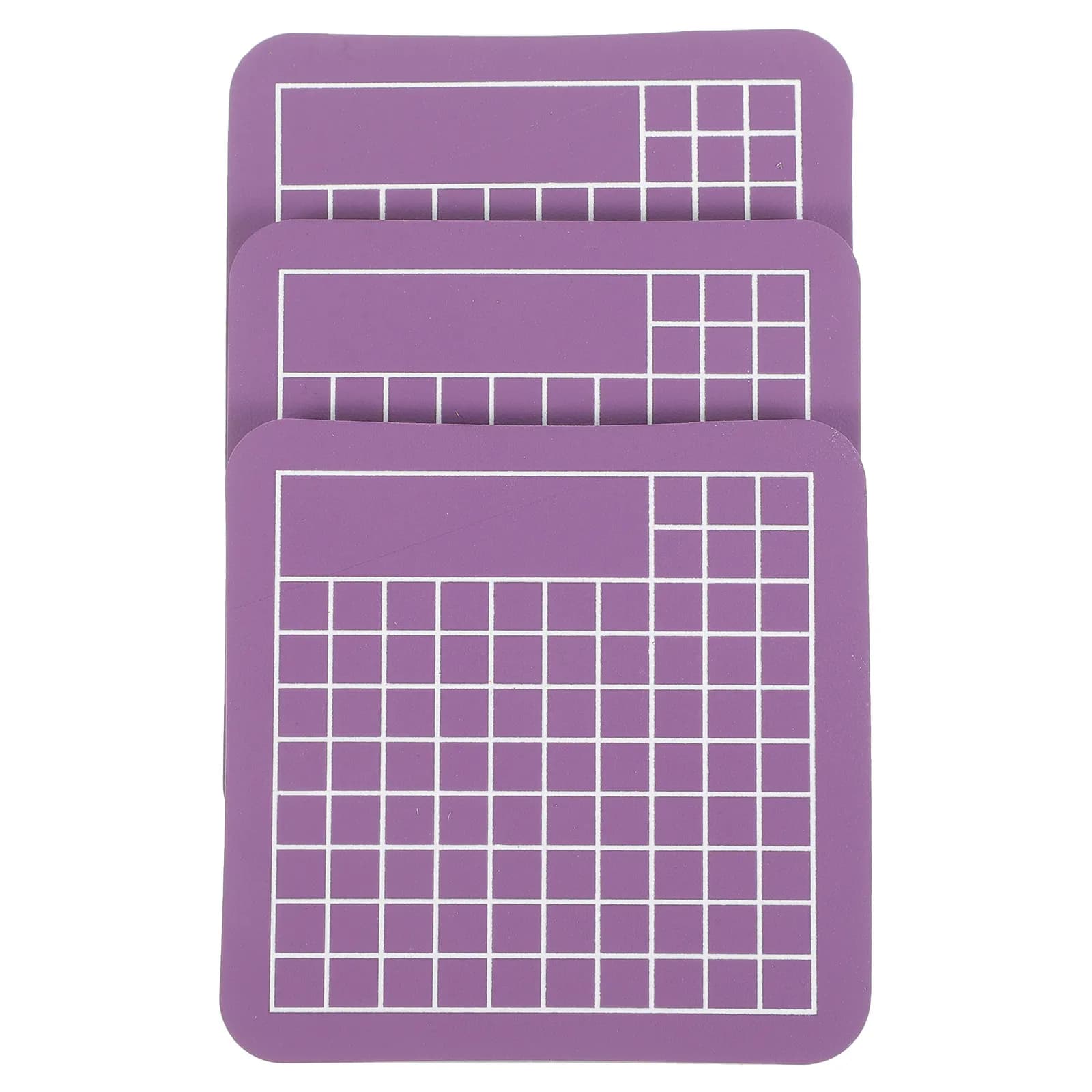 Set di 3 Tappetini da Taglio in Plastica Antiscivolo, Tappetino Protettivo per Artigianato, Fai-da-Te, Arte, Incisione su Carta e Tessuto
